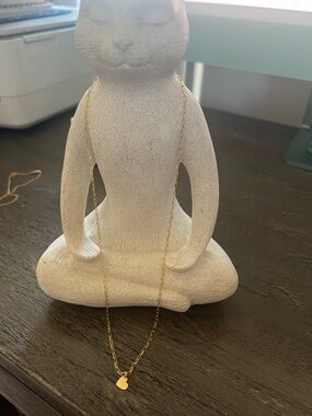 Delicate 14K Gold Heart Pendant Necklace